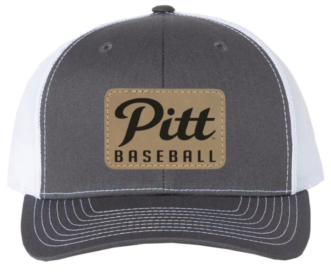 Pitt Baseball - Leather patch hat