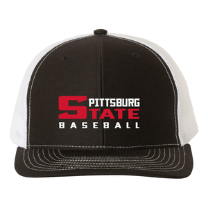 Richardson trucker style cap - Black / White